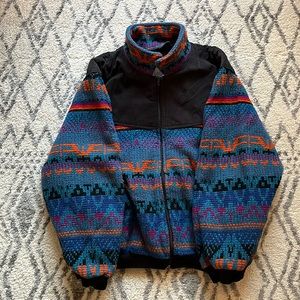 Vintage Native American Patter Turquoise jacket